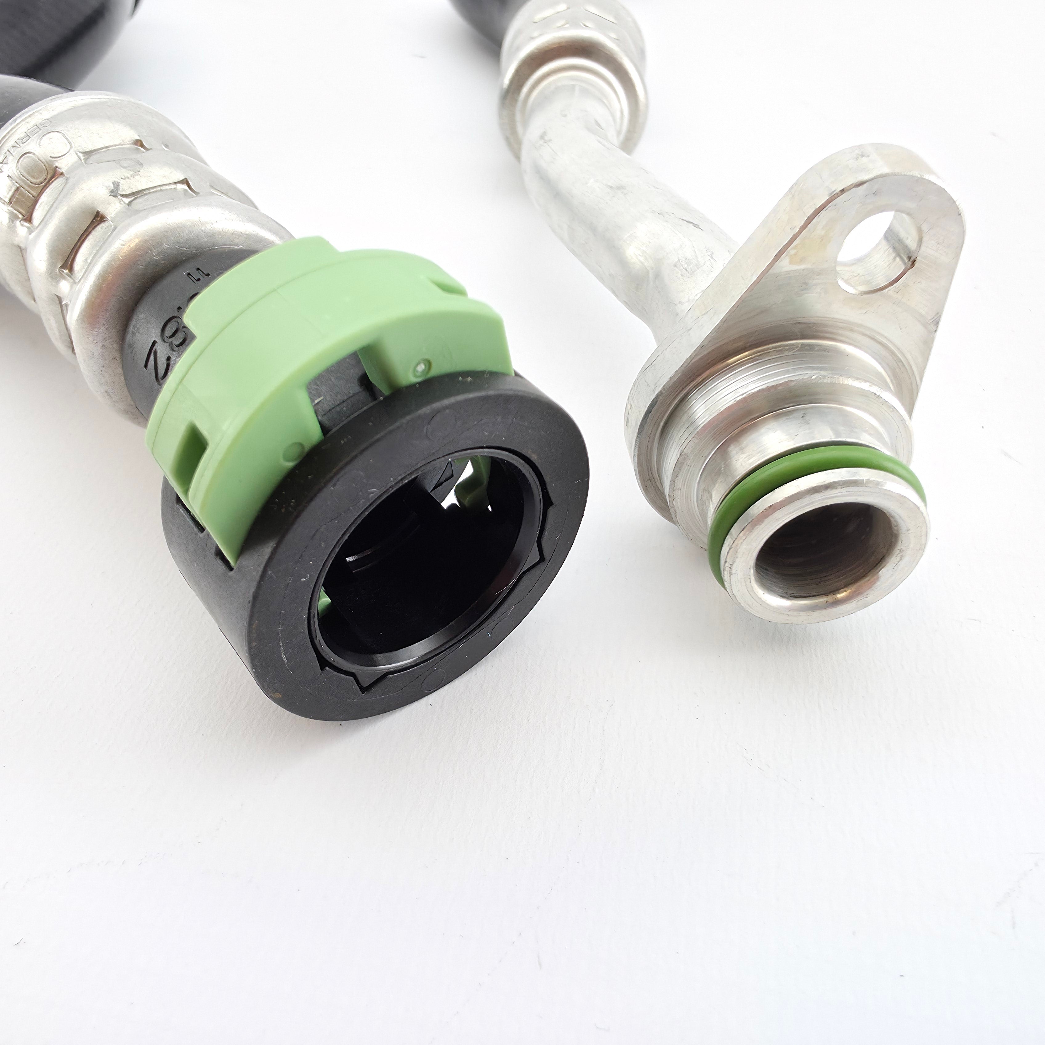 BMW Transmission oil cooler line, flow 17228602392