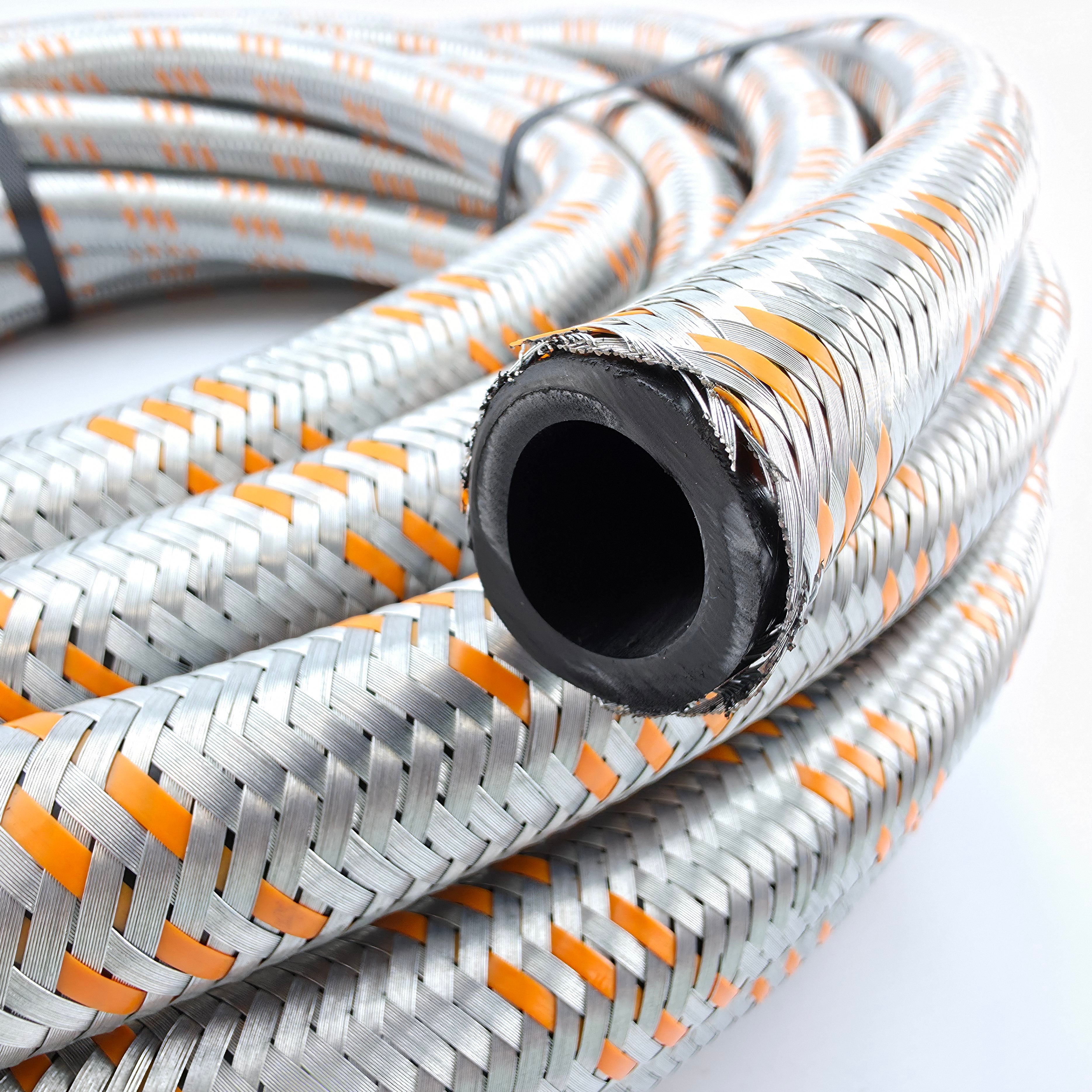Fuel Hose | External Zinc Plated Steel Braiding
