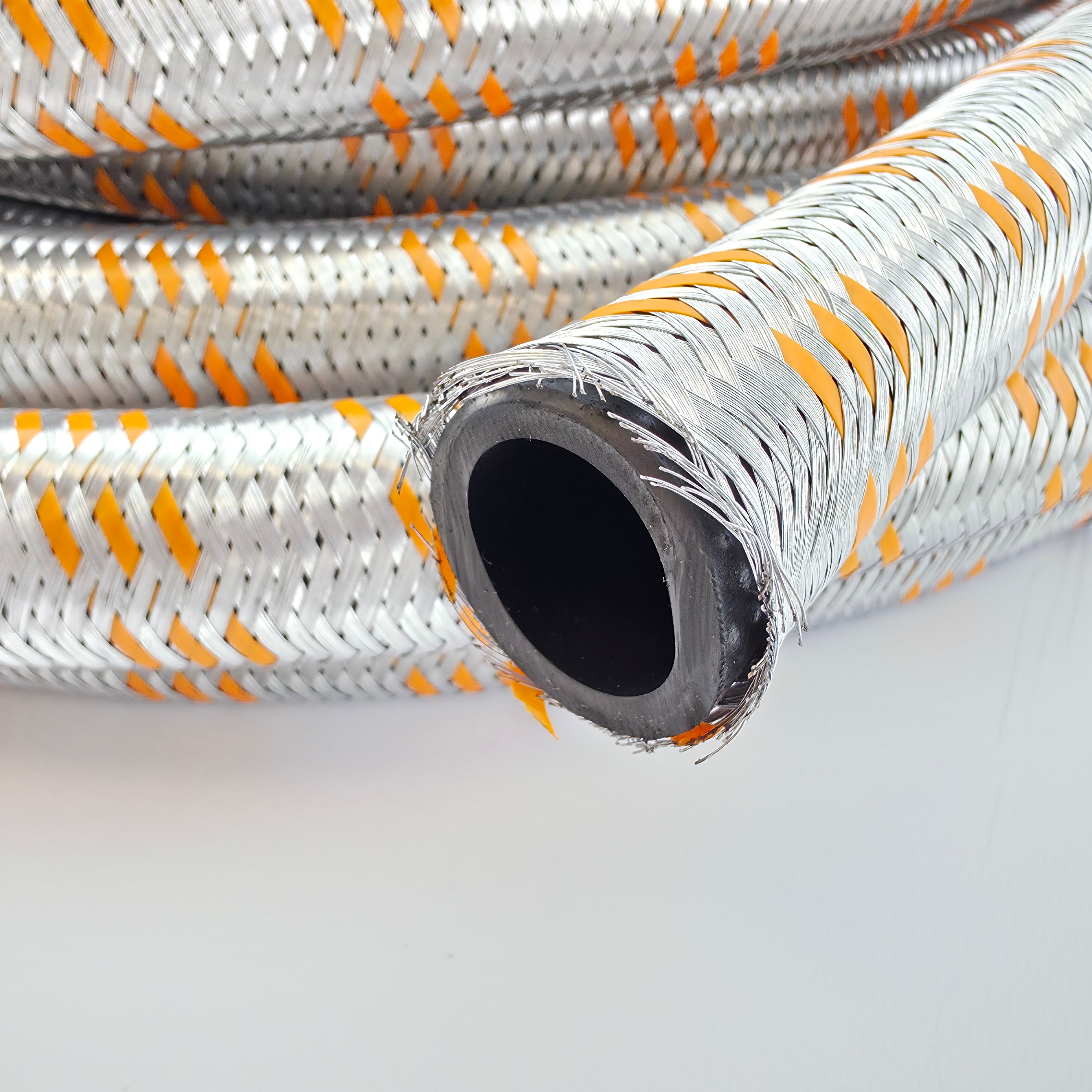 Fuel Hose | External Zinc Plated Steel Braiding