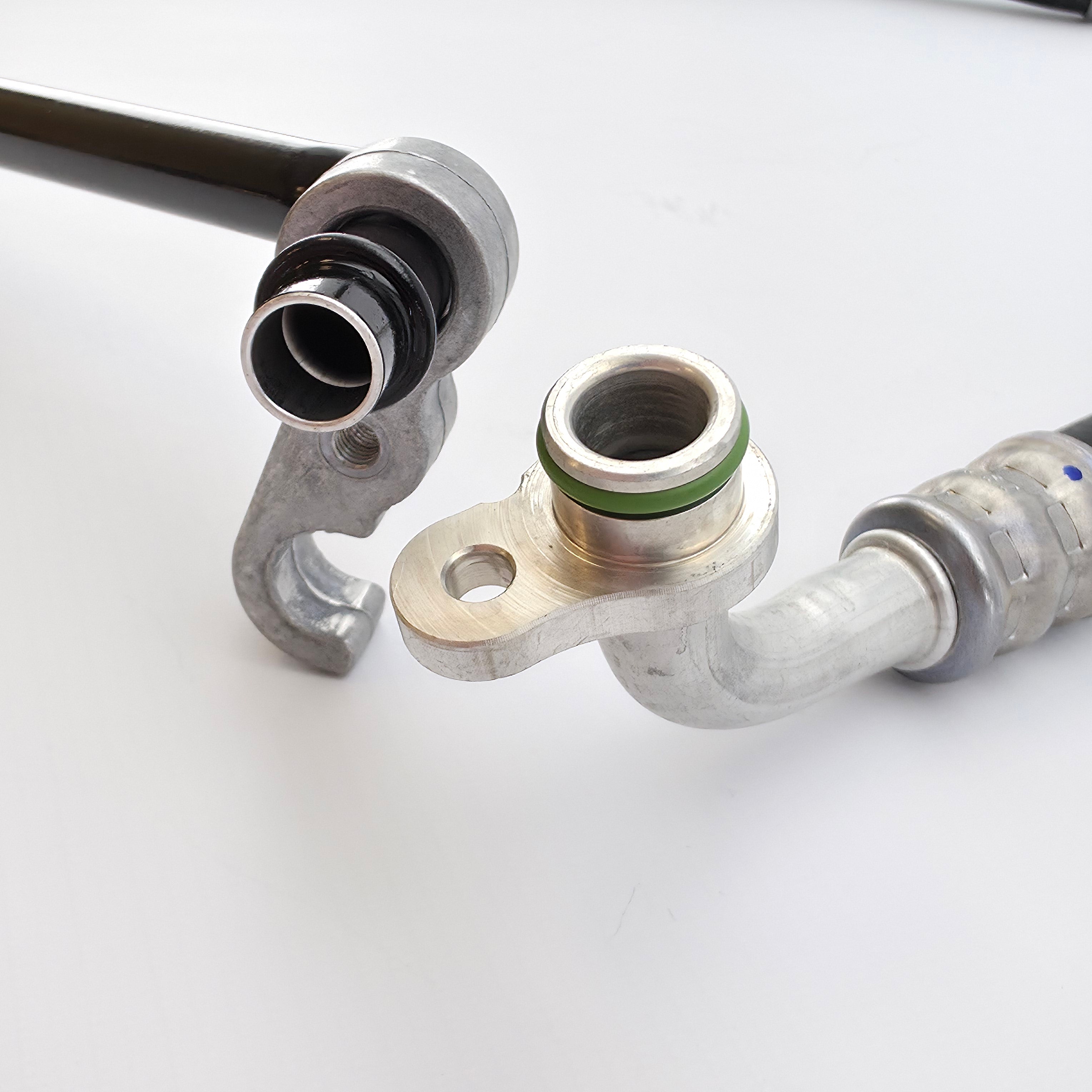 BMW Engine oil cooler pipe, return 17222358291